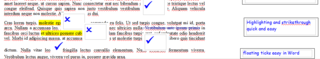 Incompatible display in LibreOffice