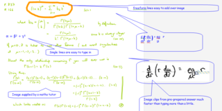 marking handwritten maths